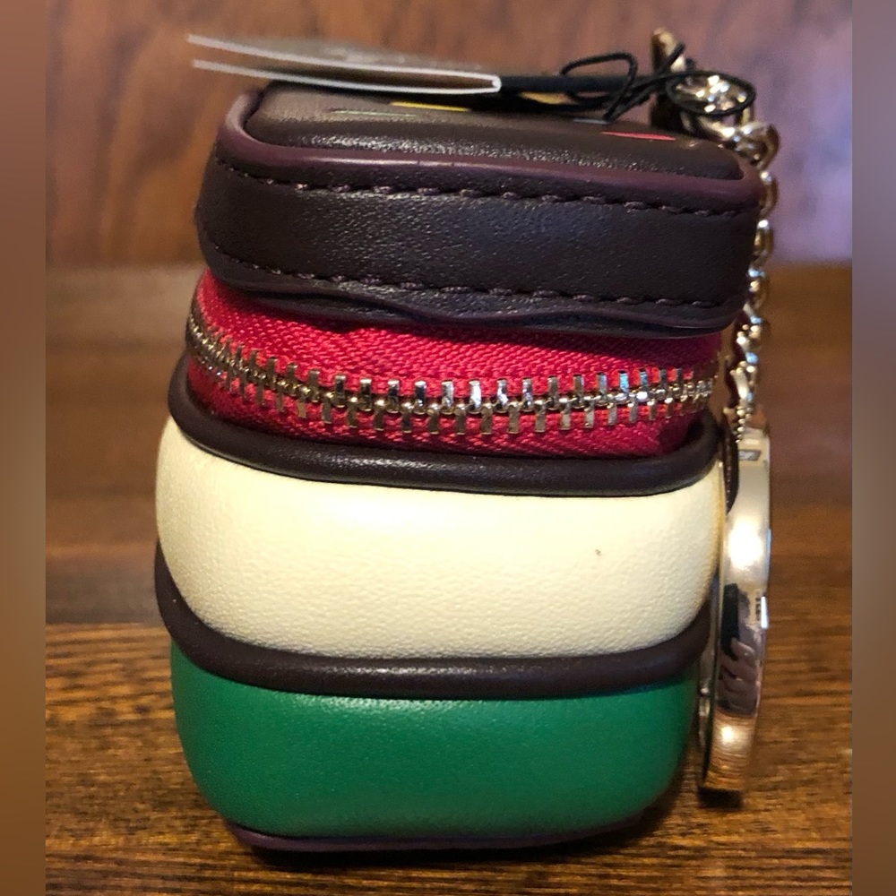 NWT-Kate Spade-Dolci 3-D Rainbow ๐ Cookie ๐ช Coin Purse/Keychain/Bag Charm-$129 - Picture 4 of 9
